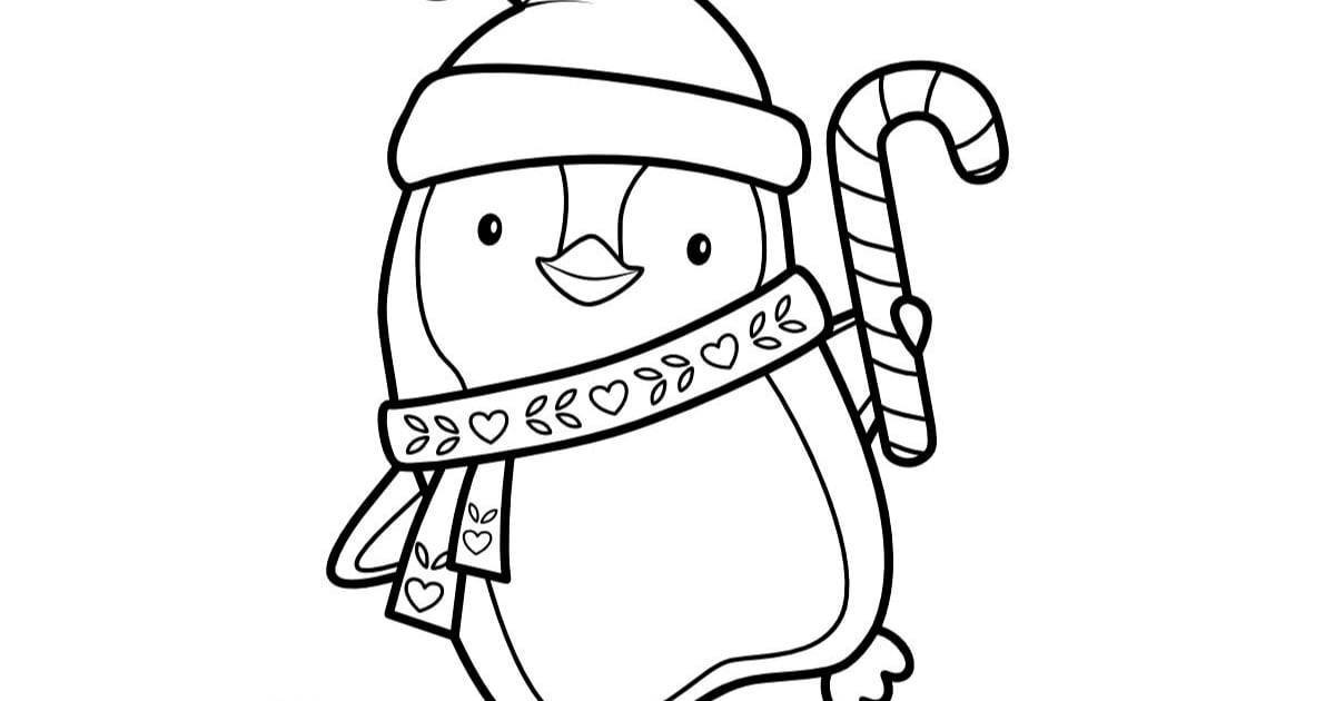 Pingwin kolorowanki